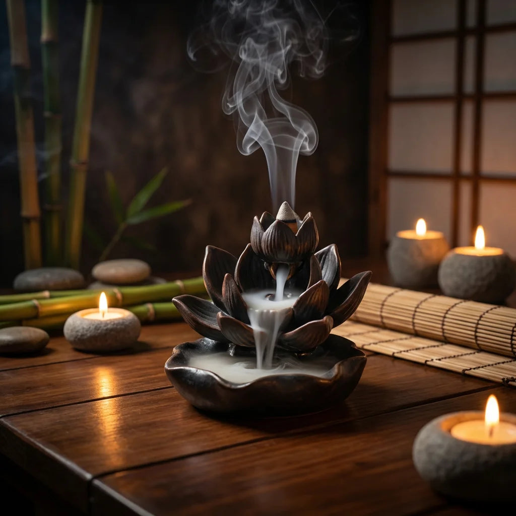 Zen Incense Ritual Gift Set - Incense, Burner and Tray