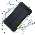 Solar Power Bank 20000mAh - Waterproof Emergency Charger | IP67 Rated